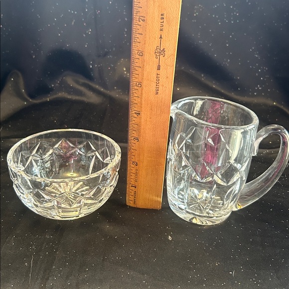⭐️⭐️Waterford Vintage Crystal Creamer & Open Sugar Bowl Set (LC) *B*